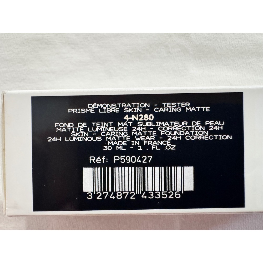 Givenchy Prisme Libre Skin-Caring Matte Foundation 4-N280 1oz 30ml New - Picture 3 of 5
